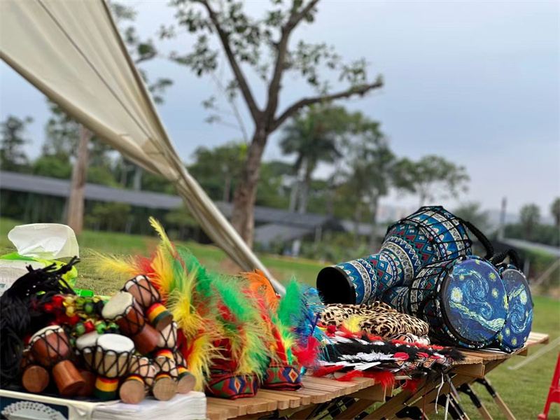 云南騰沖非洲鼓團建